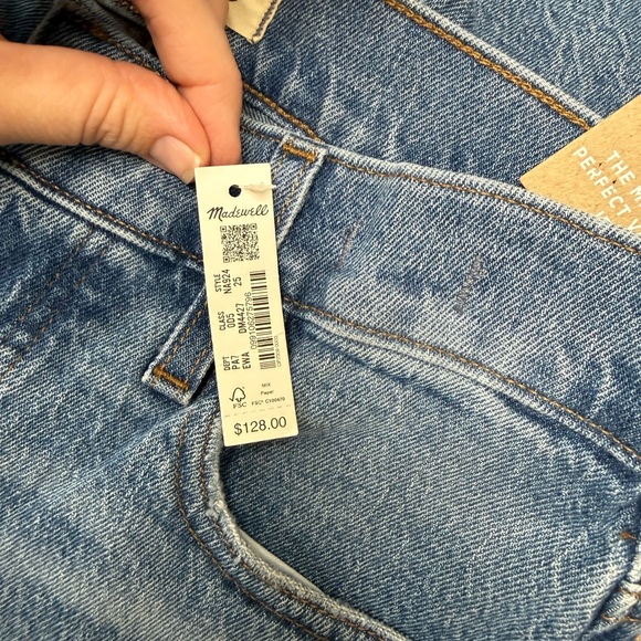 Madewell The Mid-Rise‎ Perfect Vintage Jean in Enmore Wash size 25 NWT - Picture 5 of 9